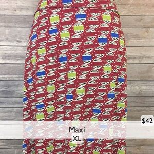 LuLaRoe XL Maxi Skirt